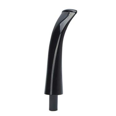 Imagem de OLD FOX Bocal de substituição para cachimbo preto dobrado para cachimbo DIY para substituição de 3 mm filtros