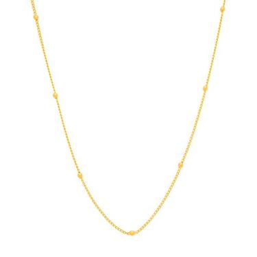 Imagem de Gargantilha folheada a ouro com bolas - 530291 - Rommanel Tamanho:42