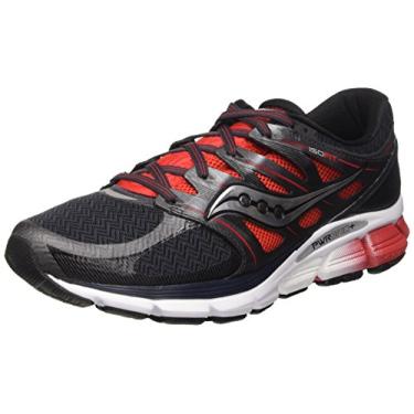 Imagem de Saucony Zealot ISO Tênis de corrida masculino, Vermelho/preto/prata, 11.5