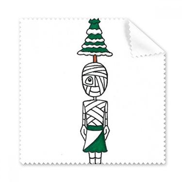 Imagem de Egito Mamãe Horus Árvore de Natal 01 Pano de limpeza para tela de telefone, 5 peças