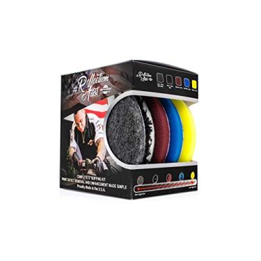 Imagem de Kit completo de buffing de artista de reflexo Buff and Shine da The Rag CompanyThe Rag Company 5 in. QP-5RA