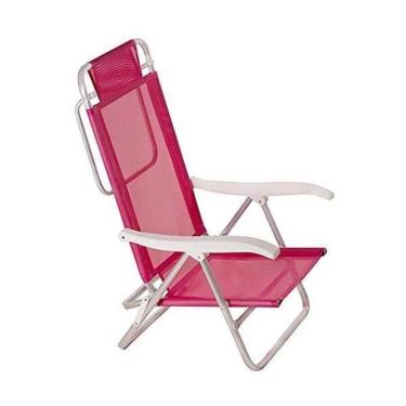 Imagem de Cadeira de Praia Summer Pink 6 Posições - Mor