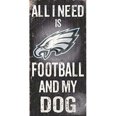 Imagem de Fan Creations N0640 Philadelphia Eagles Football and My Dog Placa