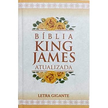 Imagem de Bíblia king james atualizada letra gigante capa dura - rosa vintage