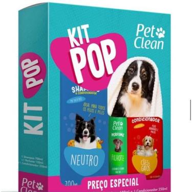 Imagem de Kit Pop Banho Completo Para Cães E Gatos Pets - Pet Clean