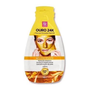 Imagem de Máscara Dourada Facial Rk Ouro 24K Peel-Off 10G - Rk By Kiss