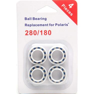 Imagem de Pacote com 4 rolamentos de roda ATIE para limpador de piscina Polaris 180/280 peça C-60 C60