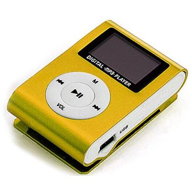 Imagem de Qudai Mini Leitor de Música MP3 Portátil Metal Clip-on Leitor MP3 com Tela LCD Suporte...