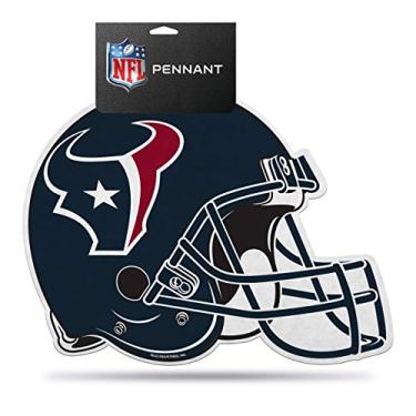 Imagem de Capacete de futebol americano NFL Houston Texans com recorte de molde para decoração