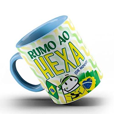 Imagem de Caneca Flork Futebol seleção Brasil rumo Hexa 4
