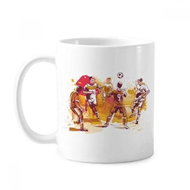 Imagem de Match Soccer Football Caneca esportiva cerâmica xícara de café porcelana louça