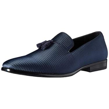 Imagem de STACY ADAMS Mocassim masculino Tazewell, Azul marino, 11 Wide