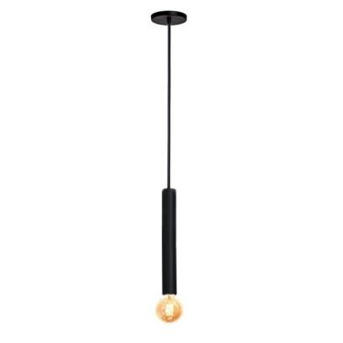 Imagem de Pendente Bartô Long 40CM Para 1 Lâmpada E-27 - Caisma Preto  REF.7610