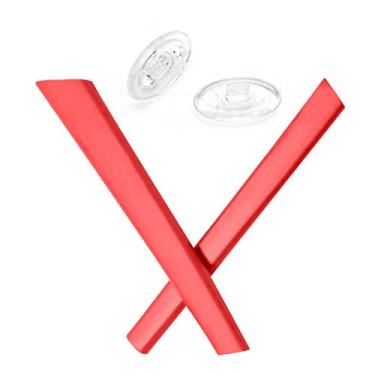 Imagem de Peça de substituição de fone de ouvido da Mryok para óculos de sol Oakley Splinter, Vermelho, One Size