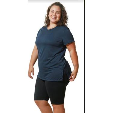 Imagem de Roupa De Academia Feminino Blusa Dry Fit Plus Size - Oliveira