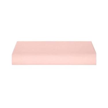 Imagem de Lençol com elástico Trussardi Grasso casal 140x200x40cm rosa perla