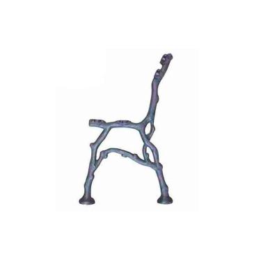 Imagem de Par Pé de Banco Praça Jardim Decoração Mineiro Ferro Fundido