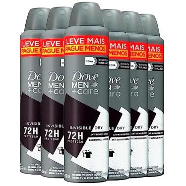Imagem de Kit Desodorante Aerosol Dove Men Invisible Dry 250ml C/6 Unidades