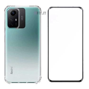 Imagem de Kit Capa Capinha Anti Impacto e Película De Vidro 3D 9D Para Xiaomi Redmi Note 12S