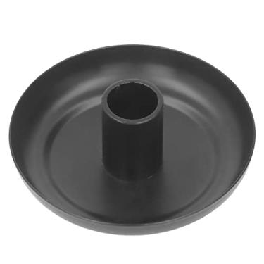 Imagem de Castiçal de ferro forjado para prevenção de ferrugem para aniversários de casamento (preto)