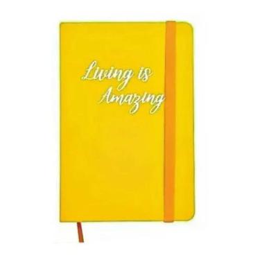 Imagem de Caderno De Anotações Maxprint Max Neon, Living Is Amazing Amarelo - 72