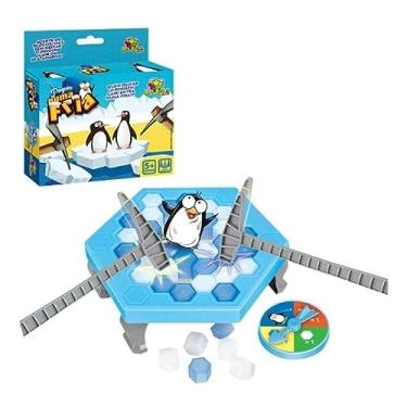 Imagem de Mini Jogo Infantil Pinguim Numa Fria Quebra Gelo Art Brink