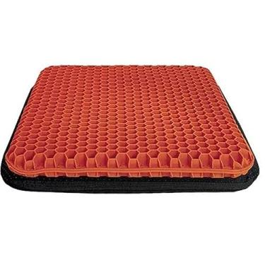 Imagem de Almofada Assento Em Gel, Tipo Colmeia, Alivia Dores, Cóccix, Longevitech