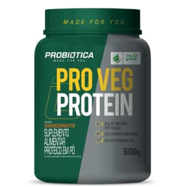 Imagem de Whey Vegano Pro Veg Protein Pote 600g Sabor Choconuts Probiotica