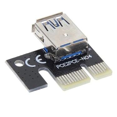 Imagem de USB3.0 Pci-e 1X Cartão Pequeno, PCIE 1X to16X Placa Riser Placa Gráfica Adaptador de Placa de Expansão