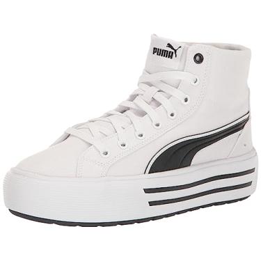 Imagem de PUMA Tênis feminino Kaia 2.0 Mid, Branco/preto, 39