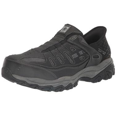 Imagem de Skechers Tênis masculino Hands Free Slip ins Cankton faison St, Preto, 11.5 Wide