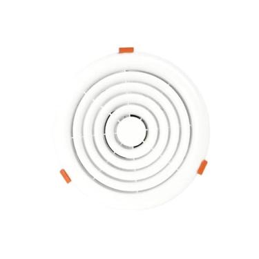 Imagem de Fã exausto Ventilador de ventilação redondo luz e fino recesso cozinha banheiro exaustor restaurante casa exaustor Ventiladores de ventilação (Size : 25 * 25cm)