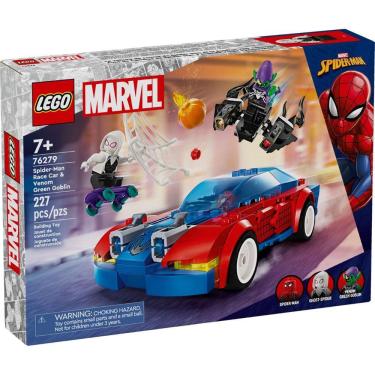 Imagem de Blocos de Montar - Carro de Corrida Spider-Man e Green Goblin Venom LEGO DO BRASIL