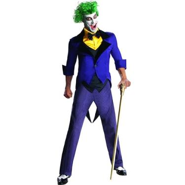 Imagem de Coringa adulto DC Super Villains masculino, amarelo/roxo, grande, amarelo/roxo, GG