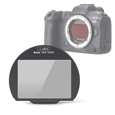 Imagem de Kase Filtro ND8 com 3 pontos de densidade neutra ND compatível com câmera Canon EOS R3 R5 R5C R6 R6II, vidro óptico temperado multirevestido à prova de choque