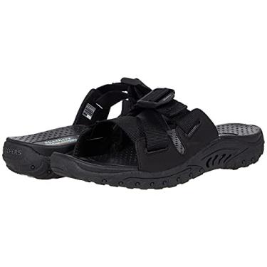 Imagem de Skechers Sandália esportiva feminina Reggae-Better Alone, Preto/preto, 34