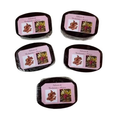 Imagem de 05 Sabonetes Artesanais e Veganos de Barbatimão e Aroeira, 50g