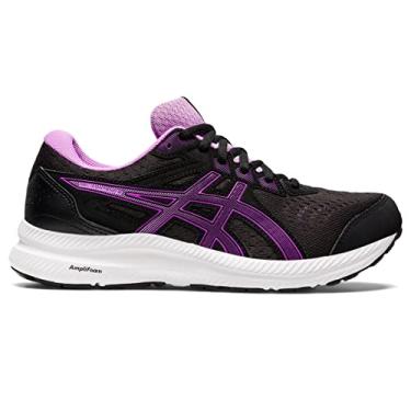 Imagem de ASICS T nis de corrida feminino Gel-Contend 8, Preto/orqu dea, 6