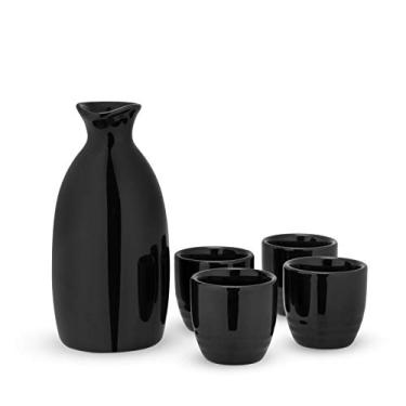 Imagem de True Moga: Conjunto de saquê de 5 peças em copos de dose especiais, 236 g