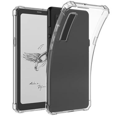 Imagem de Miimall Capa transparente para Onyx Boox Palma/Kant/Kant2, não amarela, cobertura total, ultrafina, capa protetora de TPU macio à prova de choque para leitor eletrônico Onyx Boox Palma Mobile de 6,13