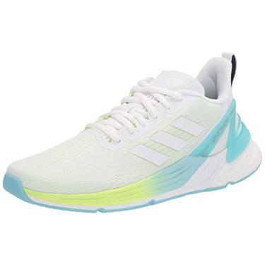 Imagem de adidas Tênis de corrida masculino Response Super, Branco/Amarelo, 8.5