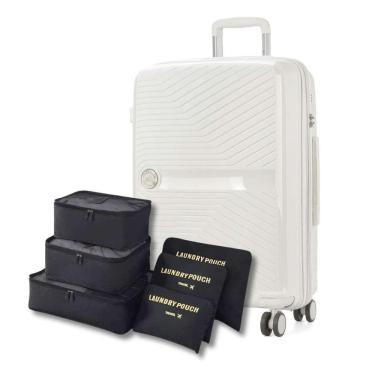 Imagem de Mala De Viagem Com Kit Organizador Bordo 10Kg Polipropileno