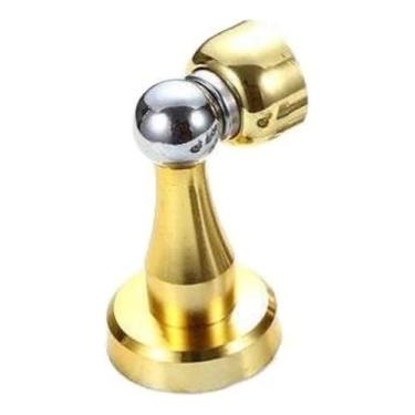 Imagem de Trava Porta Magnético Ima Piso Parede Prendedor Segura Forte (Ouro)