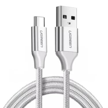 Imagem de Cabo de Dados Carregamento Ugreen US287 Usb 2.0 para Usb Tipo C 1 Metro de Comprimento para Carregamento Rápido Sincronização Velocidade de Até 480Mbs / No Brasil