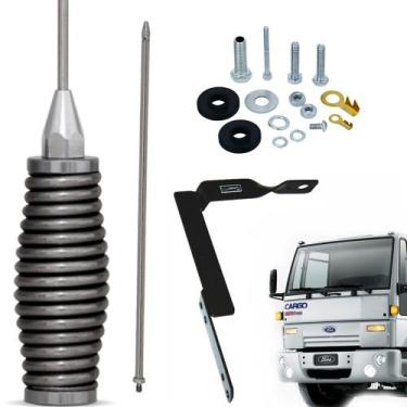 Imagem de Antena Móvel PX Bobina Inox 2,70 Metros B-2003 Aquário Suporte Frontal