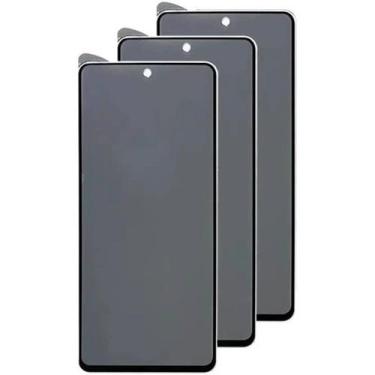 Imagem de Kit 3 Películas de Cerâmica Fosca Privacidade para Moto G34 - LXL