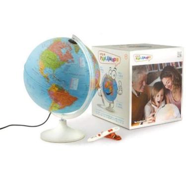 Imagem de Globo Terrestre Com Luz Parlamondo 30cm - Tecnodidattica