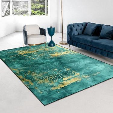 Imagem de Tapetes modernos de cor sólida para sala de estar, mesa de centro minimalista, tapetes abstratos para quarto, tapetes de sala de estar de área grande, CX016, flanela, 1.200 x 300 cm, 78,7 x 118 p