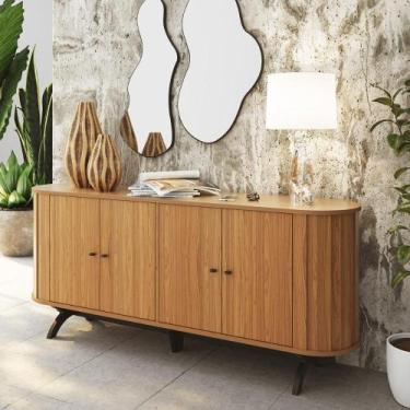 Imagem de Buffet Aparador Retrô 2 Portas Dalla Costa 100% MDF - Dalla Costa SE, 