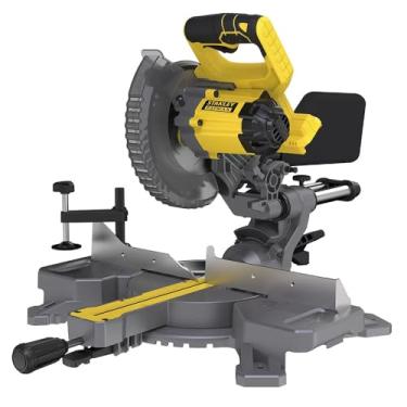 Imagem de STANLEY Serra Esquadria com Braço Telescópico 185mm, Serra à Bateria, Ideal para Cortes Limpos e Rápidos, Ferramenta Não Acompanha Bateria e Carregador, Modelo SCM701, 20V